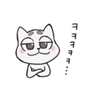 白猫さんの韓国語（個別スタンプ：9）