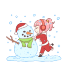 Boni ＆ Pink: Christmas ＆ New Year（個別スタンプ：24）