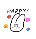 生きるのが楽しいうさぎ（個別スタンプ：11）