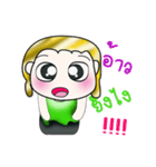 .... Hello！ My name is Kenta. ^_^（個別スタンプ：16）