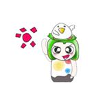 ！ Mr. Yamada and bird.！！（個別スタンプ：17）