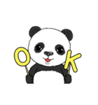 Cute Panda panda（個別スタンプ：11）