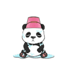 Cute Panda panda（個別スタンプ：21）