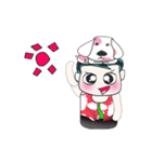 Ha Ha. My name is ToTo and dog.（個別スタンプ：17）