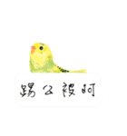 Parrots love to speak（個別スタンプ：9）