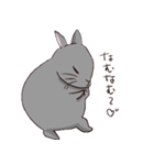 ツンツンもなかのうさぎ生活（個別スタンプ：19）