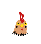 Happy New Year 2017 Chicken Year！！！ WOW！（個別スタンプ：21）