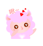 Rosy the Pink fluffy lamb（個別スタンプ：2）