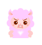 Rosy the Pink fluffy lamb（個別スタンプ：13）