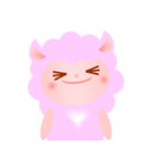 Rosy the Pink fluffy lamb（個別スタンプ：15）