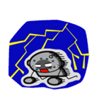 blueman No.5 : crazy talk now（個別スタンプ：11）