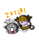 blueman No.5 : crazy talk now（個別スタンプ：30）