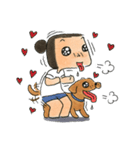 a dog person（個別スタンプ：1）