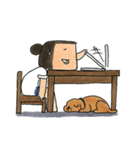 a dog person（個別スタンプ：7）