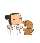 a dog person（個別スタンプ：25）