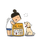 a dog person（個別スタンプ：35）