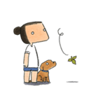 a dog person（個別スタンプ：39）