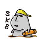 MOAI FATTY BABY stupid mode（個別スタンプ：28）