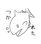 オチがどうしてもお刺身になる白いマグロ（個別スタンプ：35）