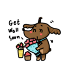 MuMu cute dog（個別スタンプ：26）