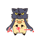 裏表の激しい豚吉（個別スタンプ：2）