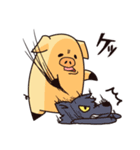 裏表の激しい豚吉（個別スタンプ：3）