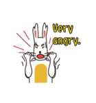 English version rabbit say（個別スタンプ：3）