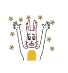 English version rabbit say（個別スタンプ：7）