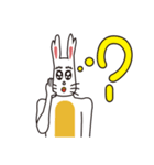 English version rabbit say（個別スタンプ：20）