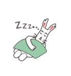 English version rabbit say（個別スタンプ：40）