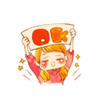 ゆるい女子のスタンプ（個別スタンプ：1）