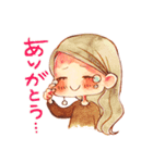 ゆるい女子のスタンプ（個別スタンプ：3）