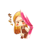 ゆるい女子のスタンプ（個別スタンプ：9）