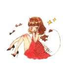 ゆるい女子のスタンプ（個別スタンプ：14）