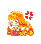 ゆるい女子のスタンプ（個別スタンプ：15）