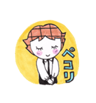 ますめちゃんととりさん☆毎日がハッピー（個別スタンプ：5）