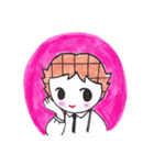 ますめちゃんととりさん☆毎日がハッピー（個別スタンプ：6）