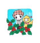 ますめちゃんととりさん☆Xmasとお正月（個別スタンプ：2）