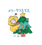 ますめちゃんととりさん☆Xmasとお正月（個別スタンプ：3）