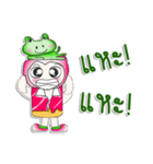 Mr. Kunta. love frog.（個別スタンプ：7）