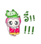 Mr. Kunta. love frog.（個別スタンプ：39）