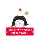 Party for the Year of Rooster 2017（個別スタンプ：9）