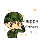 Soldier Chai : Happy Birthday 2024（個別スタンプ：6）