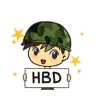 Soldier Chai : Happy Birthday 2024（個別スタンプ：10）