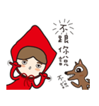 Funny of little red riding hood（個別スタンプ：9）