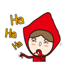 Funny of little red riding hood（個別スタンプ：23）