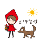 Funny of little red riding hood（個別スタンプ：28）