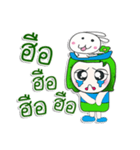 ..Mr. Yada. and rabbit..（個別スタンプ：17）