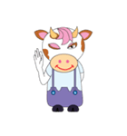 pretty cow（個別スタンプ：13）