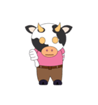 pretty cow（個別スタンプ：35）